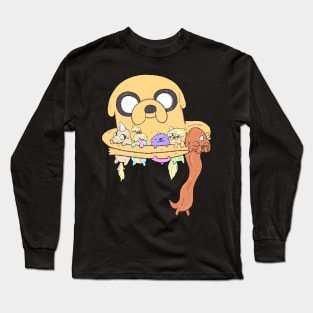 Adventure Time - Jake with Pups Long Sleeve T-Shirt